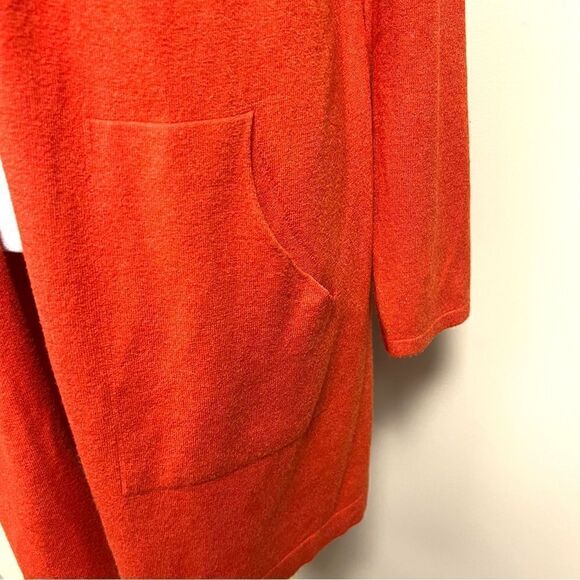 👠Cyrus bright orange duster with pockets and hood XL - Picture 3 of 7